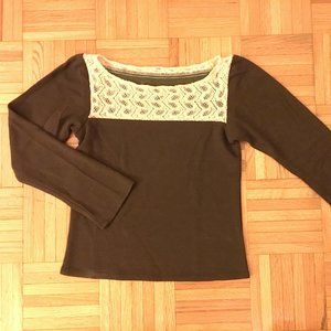 Buka 100% Wool Shirt Soft & Smooth, Lace Detail